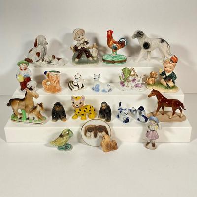 LOT 232: Collection of Miniatures - Japan, Germany, Hagen-Renaker Inc, Limoges France and More