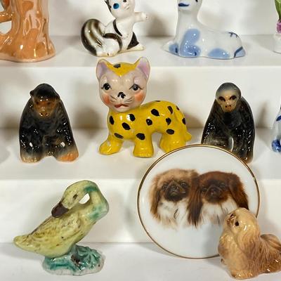LOT 232: Collection of Miniatures - Japan, Germany, Hagen-Renaker Inc, Limoges France and More