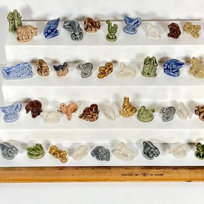 LOT 233: Large Collection of Wade Whimsies and More