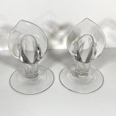 LOT 234: Decorative Collection - Cobalt Blue Bottles (Italy Acqua della Madonna), Calla Lily Candle Holders, Glass Coasters and More