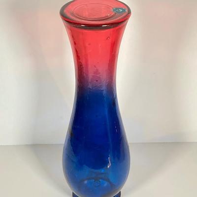 LOT 235: Blue and Red Glass Decorative Collection