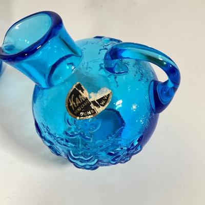 LOT 235: Blue and Red Glass Decorative Collection