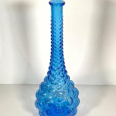 LOT 237: Collection of Amazing Blue Glass Vases
