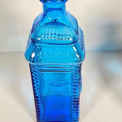 LOT 237: Collection of Amazing Blue Glass Vases