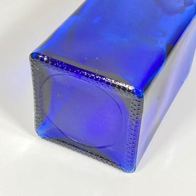 LOT 237: Collection of Amazing Blue Glass Vases