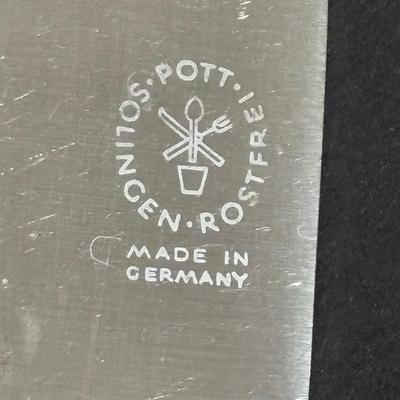 LOT 241: Rostfrei-Solingen-Pott Made in Germany Flatware, Vintage Hazel Atlas Pastel Milk Glass Children's Teacups/Saucers/Plates,...