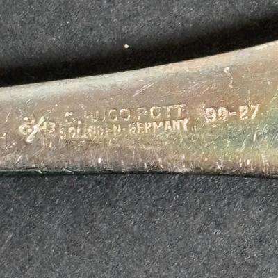 LOT 241: Rostfrei-Solingen-Pott Made in Germany Flatware, Vintage Hazel Atlas Pastel Milk Glass Children's Teacups/Saucers/Plates,...