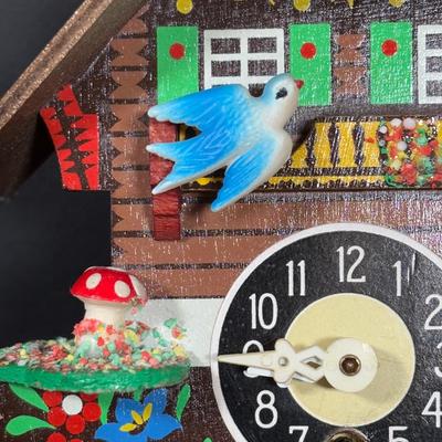 LOT 242: Miniature Made in Germany Clocks & Miniature Made in West Germany Grand Father Clock - Untested