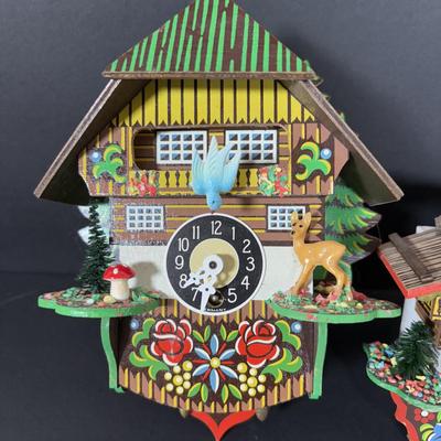 LOT 243: Miniature Made in Germany Clocks - Untested