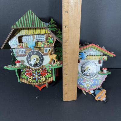 LOT 243: Miniature Made in Germany Clocks - Untested