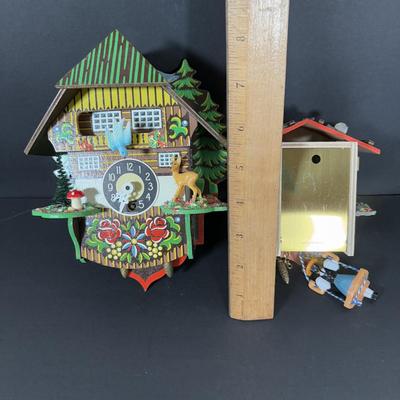 LOT 243: Miniature Made in Germany Clocks - Untested