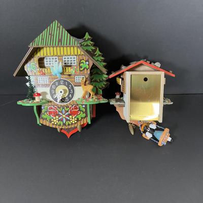 LOT 243: Miniature Made in Germany Clocks - Untested