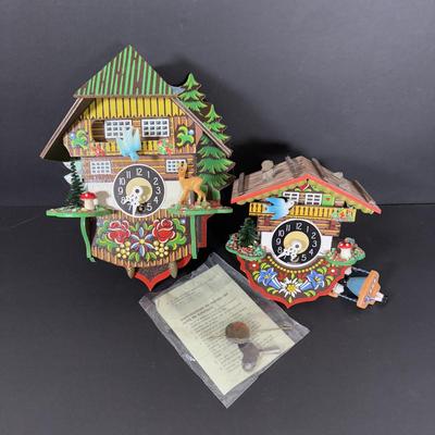 LOT 243: Miniature Made in Germany Clocks - Untested