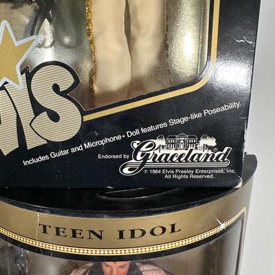 LOT 249: Elvis Collection! 68 Special & Teen Idol Dolls in Packaging, Mug, Pen & More!