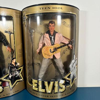 LOT 249: Elvis Collection! 68 Special & Teen Idol Dolls in Packaging, Mug, Pen & More!