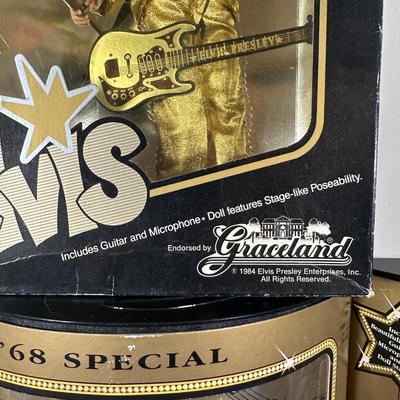LOT 249: Elvis Collection! 68 Special & Teen Idol Dolls in Packaging, Mug, Pen & More!