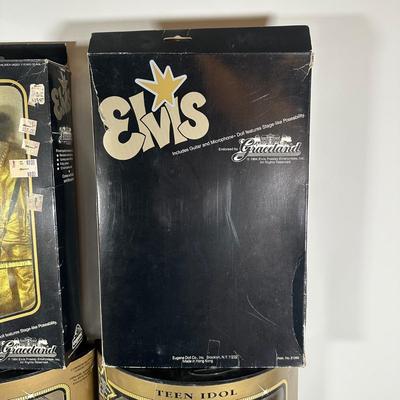 LOT 249: Elvis Collection! 68 Special & Teen Idol Dolls in Packaging, Mug, Pen & More!