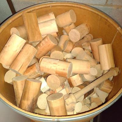 Collection of Wood Trimmings- Perfect for Kindling or Crafting