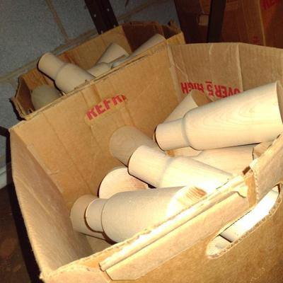 Collection of Wood Trimmings- Perfect for Kindling or Crafting