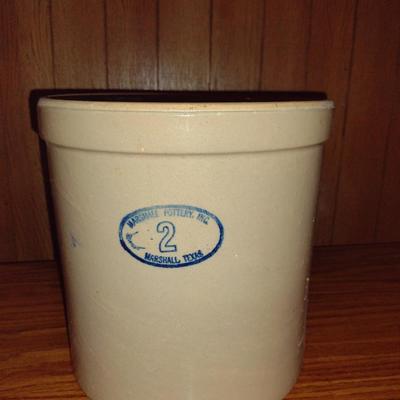 2 Gallon Marshall Pottery Crock