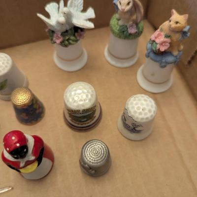Thimbles Birds Figurines