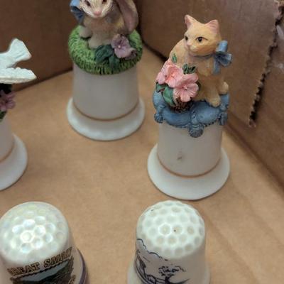 Thimbles Birds Figurines
