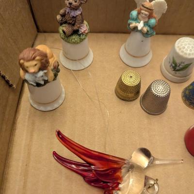 Thimbles Birds Figurines