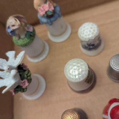 Thimbles Birds Figurines