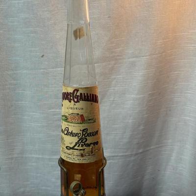 Vintage Liquor Bottle with Stand