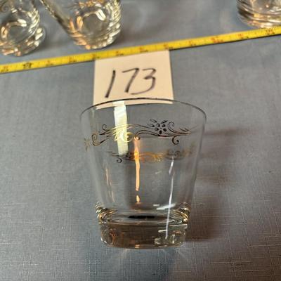 Mid Century Lowball Glass Set