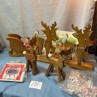 Deer and Sleigh Lot