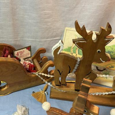 Deer and Sleigh Lot