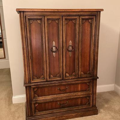 Large Wood Standing Dresser