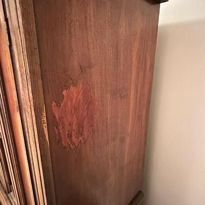 Large Wood Standing Dresser