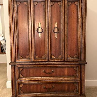 Large Wood Standing Dresser