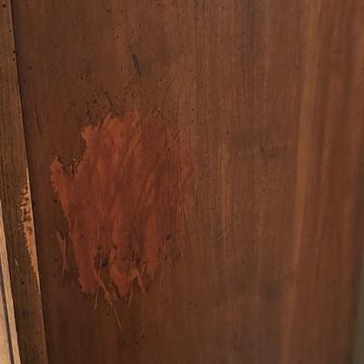 Large Wood Standing Dresser