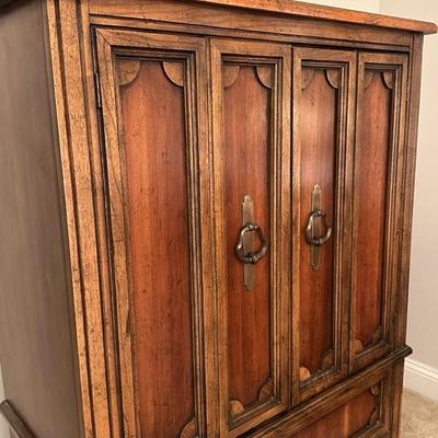 Large Wood Standing Dresser