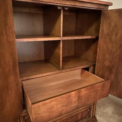 Large Wood Standing Dresser
