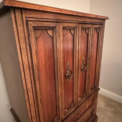 Large Wood Standing Dresser