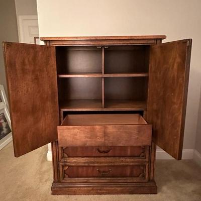 Large Wood Standing Dresser