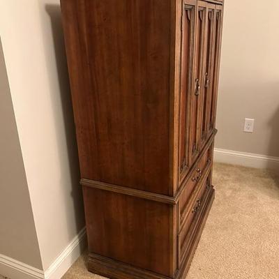 Large Wood Standing Dresser