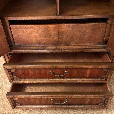 Large Wood Standing Dresser