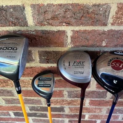 Lot of Golf Clubs including Callaway, Snake Eyes, Power Play and more!