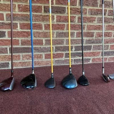 Lot of Golf Clubs including Callaway, Snake Eyes, Power Play and more!