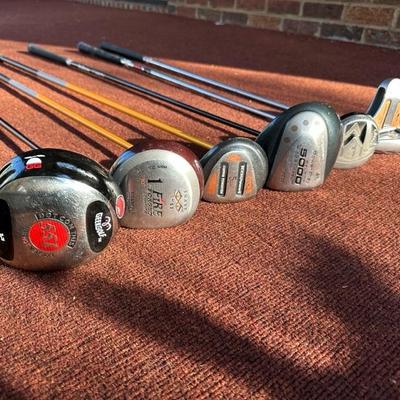 Lot of Golf Clubs including Callaway, Snake Eyes, Power Play and more!