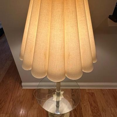 Vintage Koi Fish Statement Floor Lamp