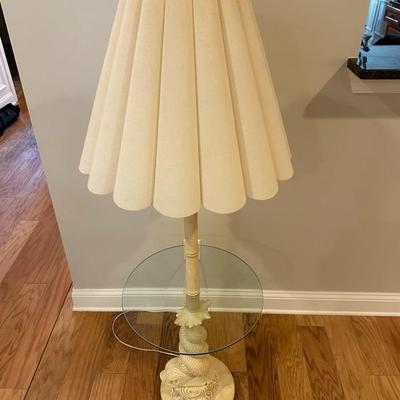 Vintage Koi Fish Statement Floor Lamp