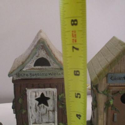 New Vintage Porcelain Outhouse Night Lights