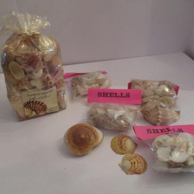 New Assortment Of Shells Including Yankee Candle Sun & Sand Potpourri