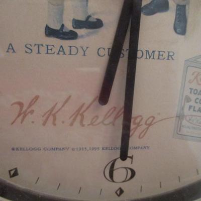 1990's Kelloggs Toasted Corn Flakes 10" Quartz Wall Clock